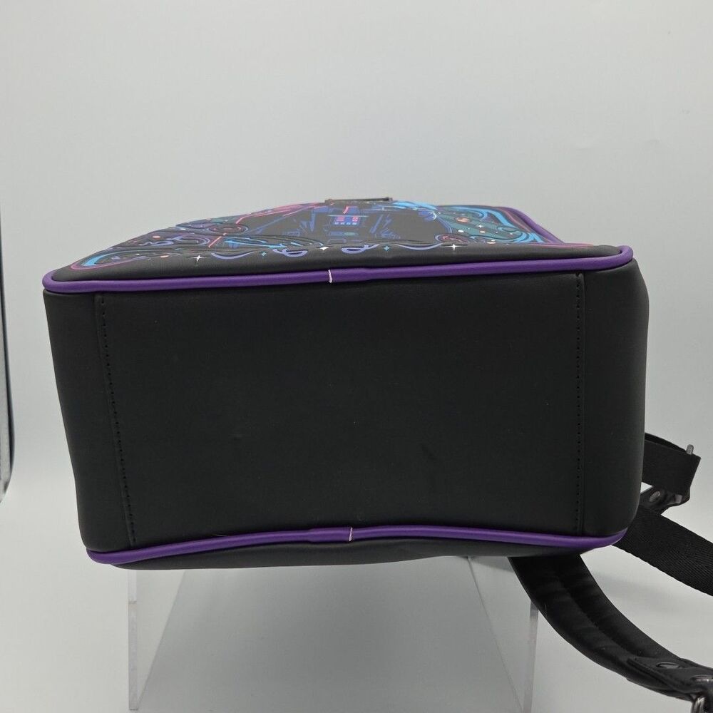 Loungefly Star Wars Darth Vader Colorful Dark Side Portrait Glow-in-the-Dark EUC - Picture 5 of 7